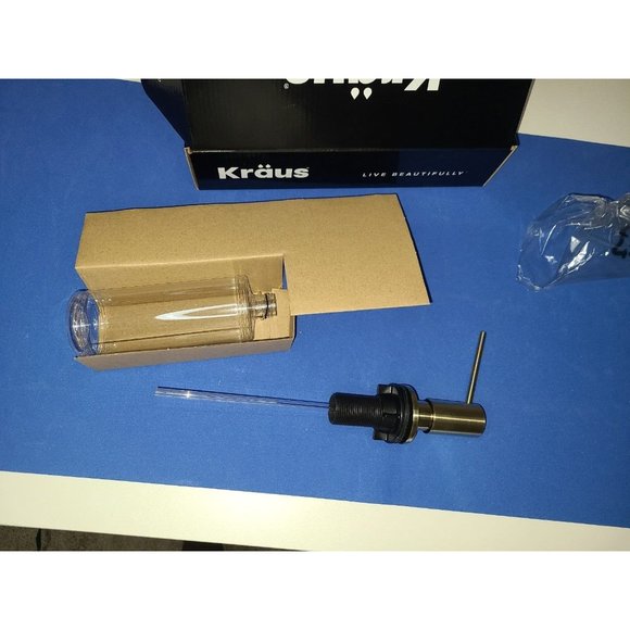 KRAUS KSD-41BB Brushed Brass Kitchen Bath Soap Dispenser - Picture 2 of 4